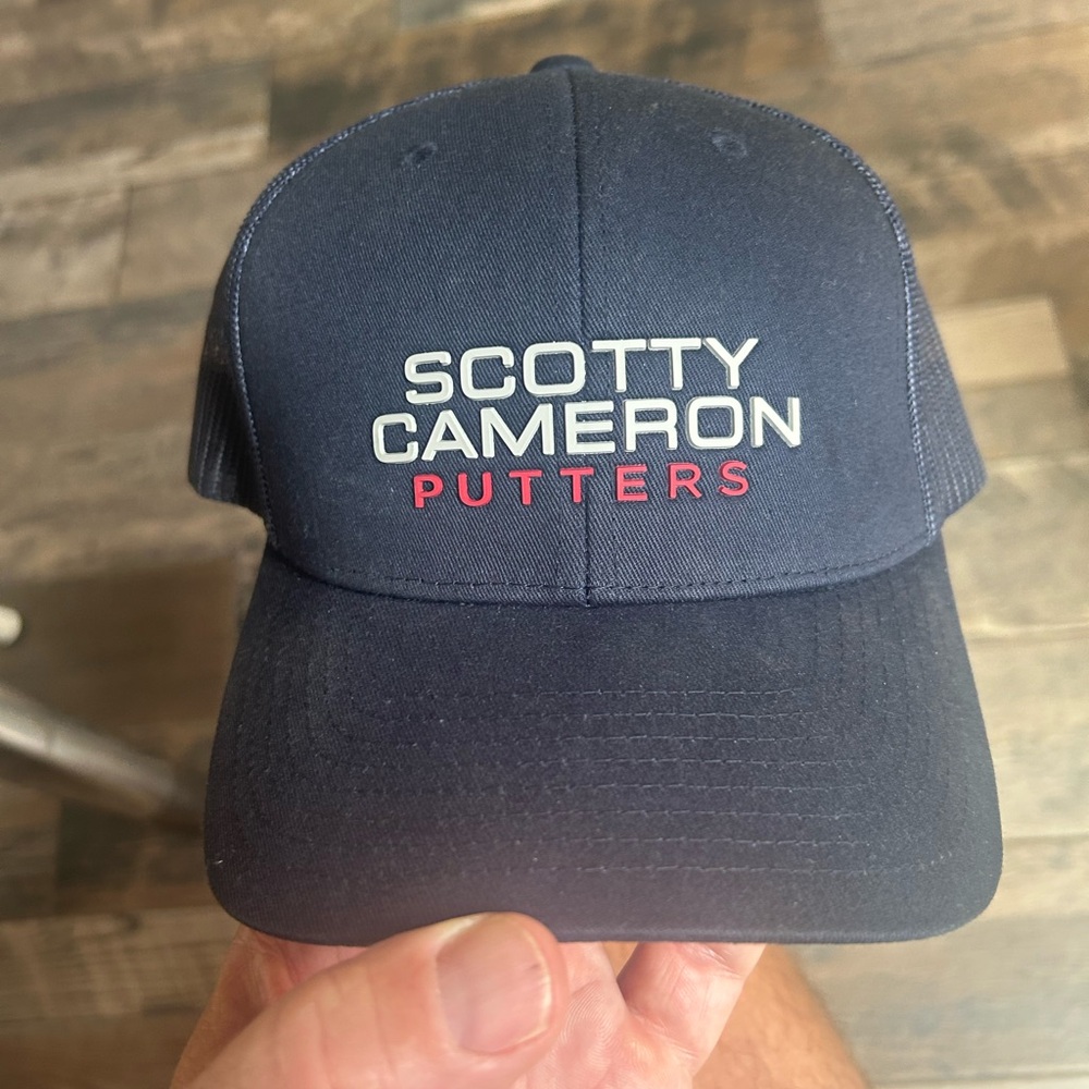 Scotty Cameron Dark Blue Cap with Red Logo